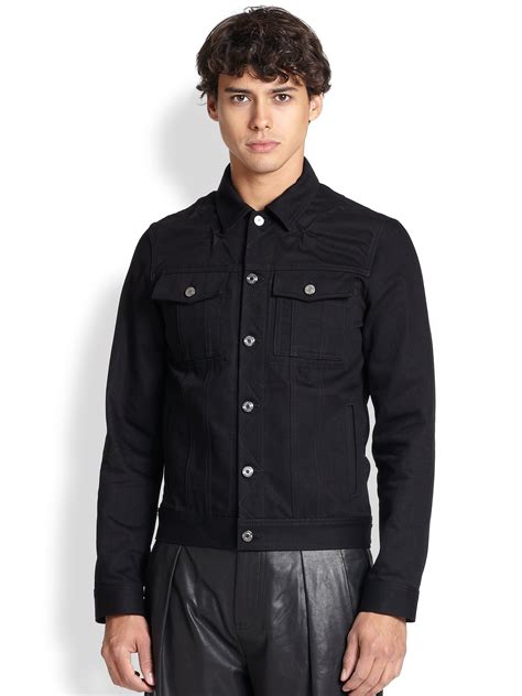 givenchy leather jacket outfit men|Givenchy denim jacket men.